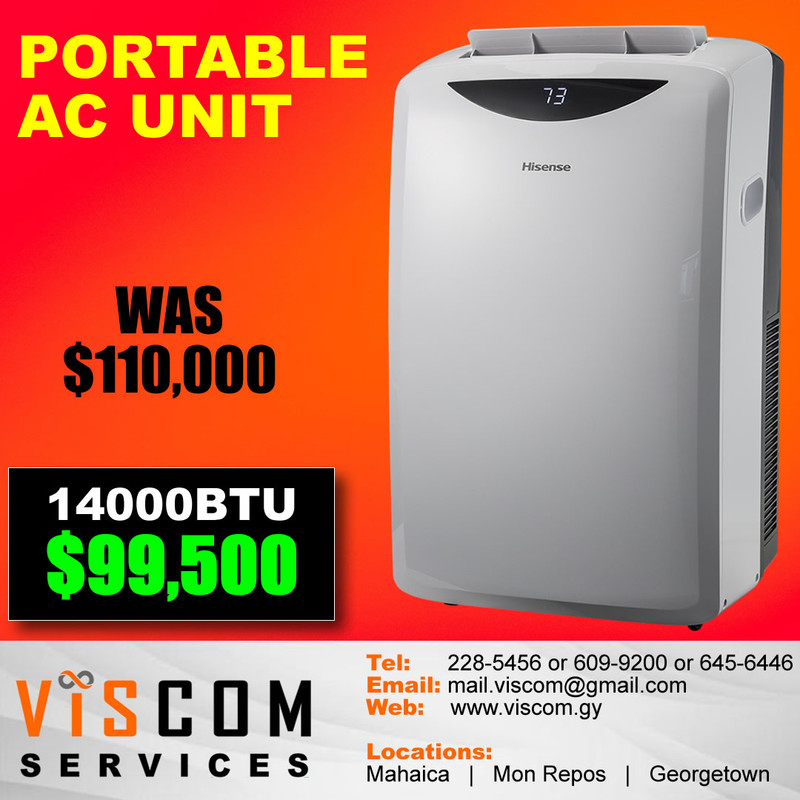 Viscom Services portable air conditioning unit offer
